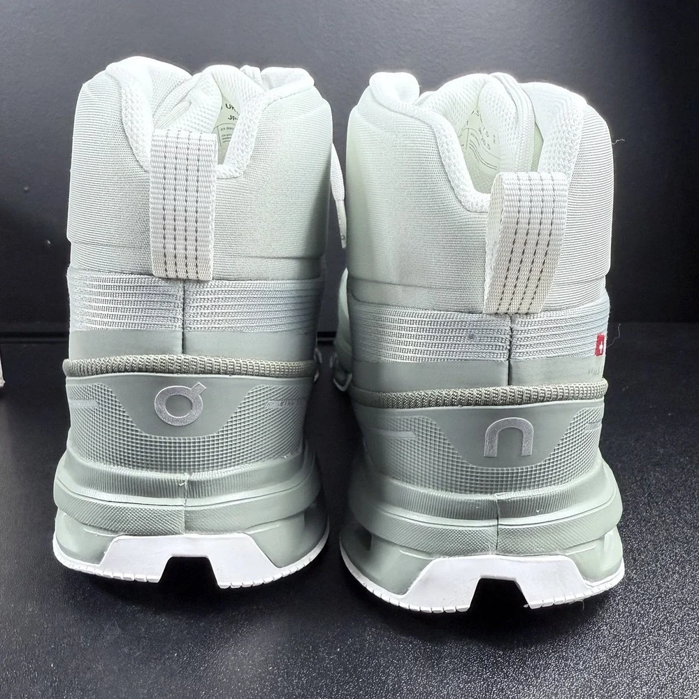 On Cloudrock Waterproof Women Mineral Kelp Hiking Boots Size 9.5 Gray 23.99046